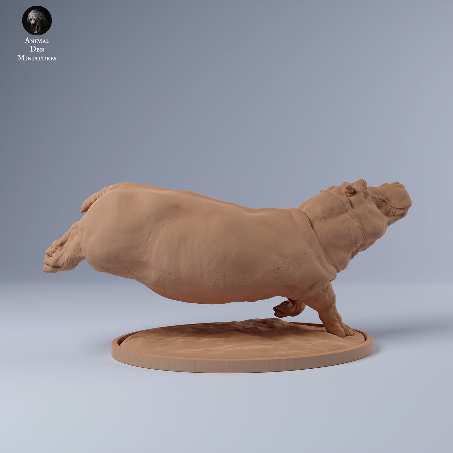 Hippo Swim - Animal Den Miniatures