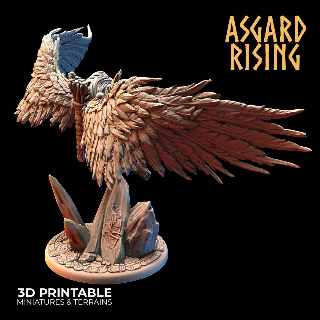 Hlokk, the Winged Valkyrie  - Asgard Rising