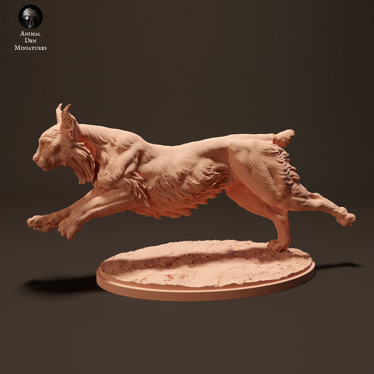 Iberian Lynx Running - Animal Den Miniatures