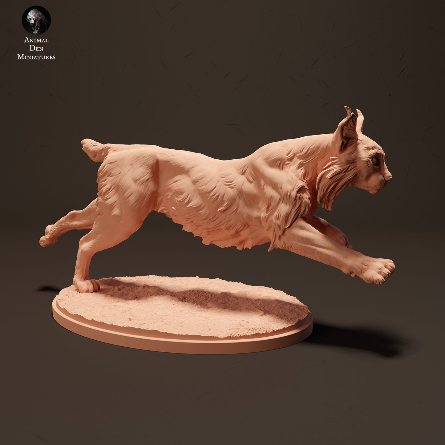 Iberian Lynx Running - Animal Den Miniatures