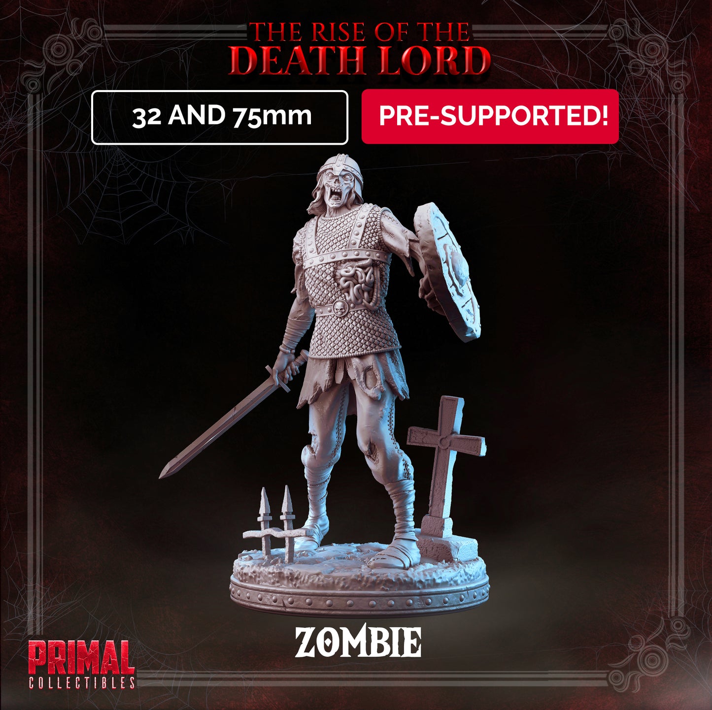 Zombie -  March 2023 - THE RISE OF THE DEATH LORD - MASTERS OF DUNGEONS QUEST - Primal Collectibles