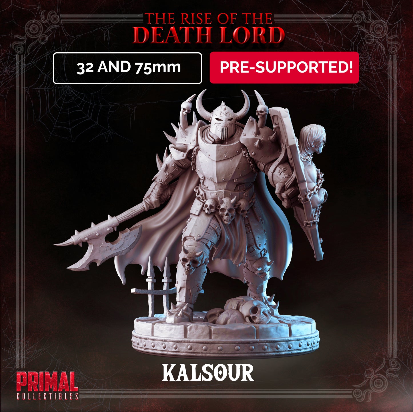 Dark knight - Kalsour - March 2023 - THE RISE OF THE DEATH LORD - MASTERS OF DUNGEONS QUEST - Primal Collectibles