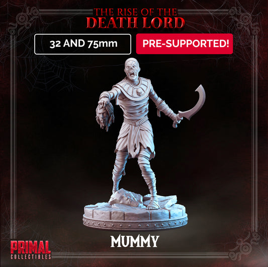 Mummy -  March 2023 - THE RISE OF THE DEATH LORD - MASTERS OF DUNGEONS QUEST - Primal Collectibles