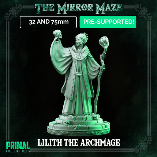 Boss Archmage - Lilith - THE MIRROR MAZE - MASTERS OF DUNGEONS QUEST - Primal Collectibles