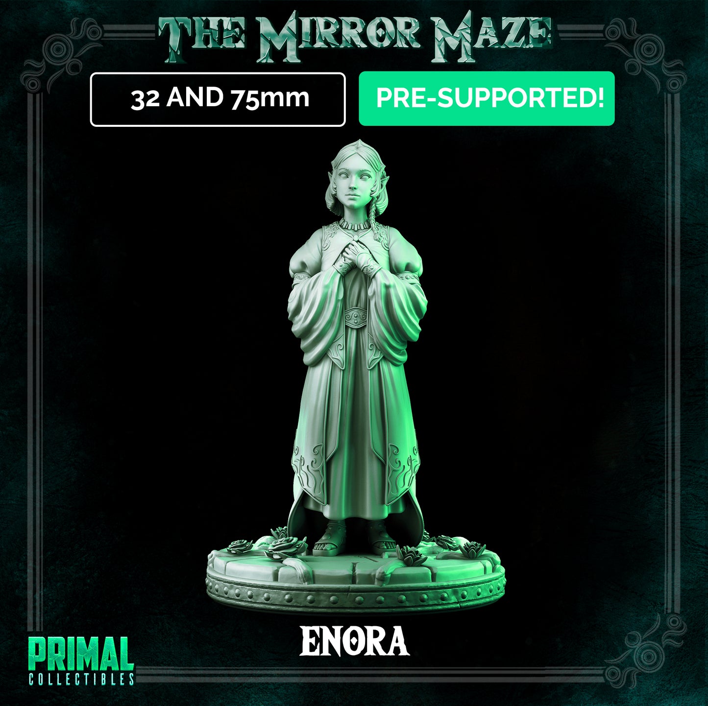 Elf Princess - Enora -  THE MIRROR MAZE - MASTERS OF DUNGEONS QUEST - Primal Collectibles