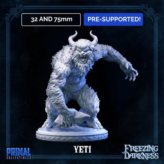 Yeti - FREEZING DARKNESS - MASTERS OF DUNGEONS QUEST - Primal Collectibles