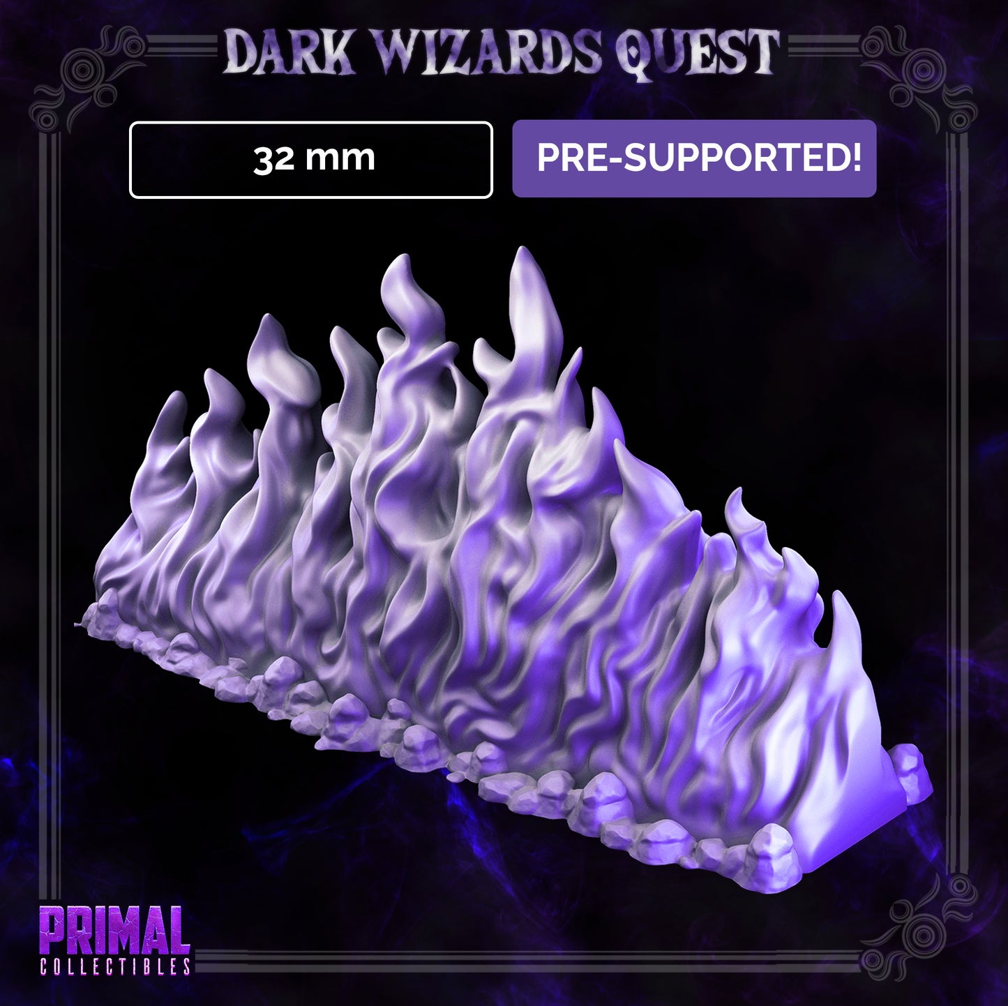 Fire Barrier - DARK WIZZARDS -  MASTERS OF DUNGEONS QUEST - Primal Collectibles