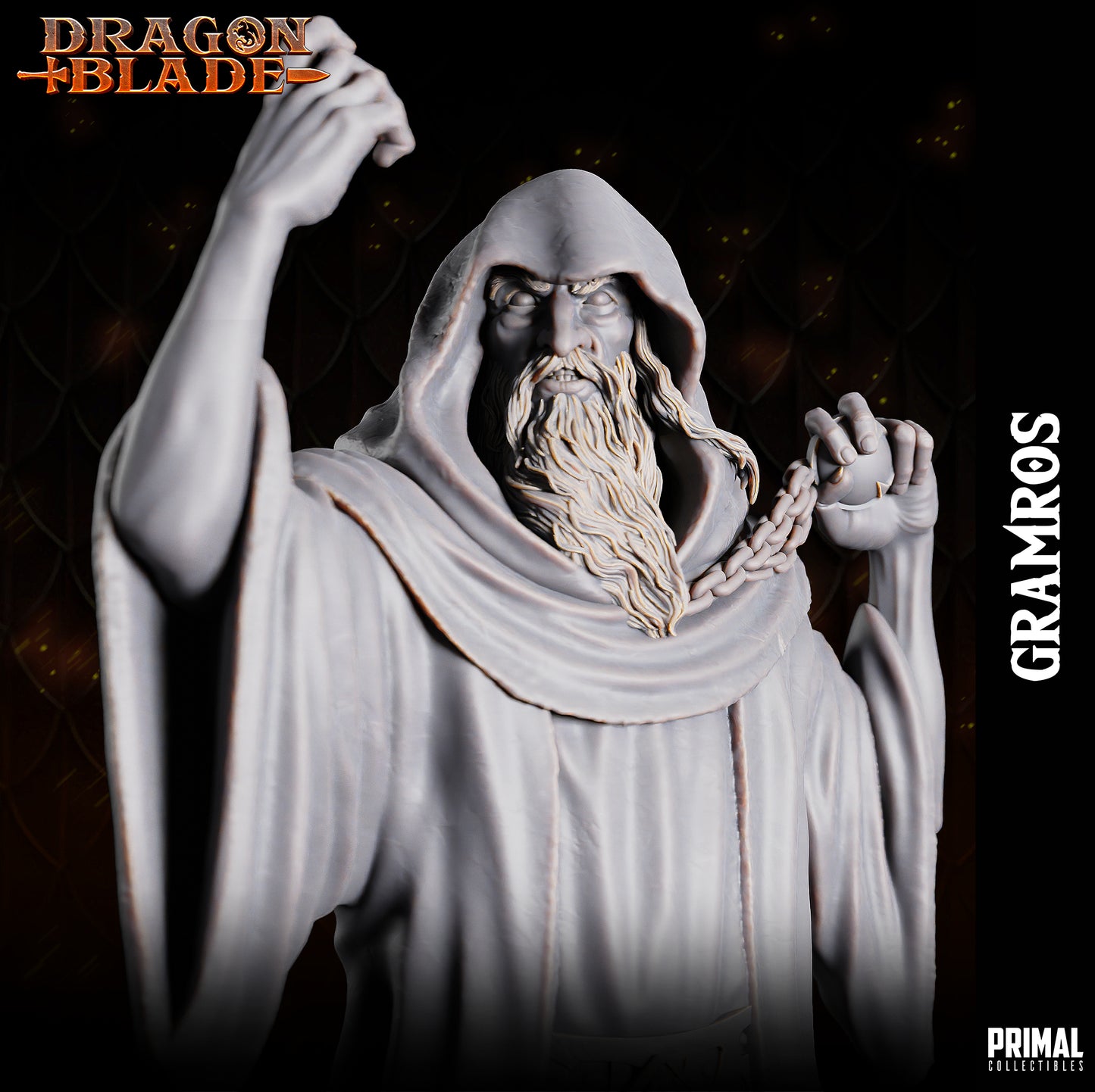 Dark Wizard  - Gramros (the dark one) - October 2023 - DRAGONBLADE-  MASTERS OF DUNGEONS QUEST