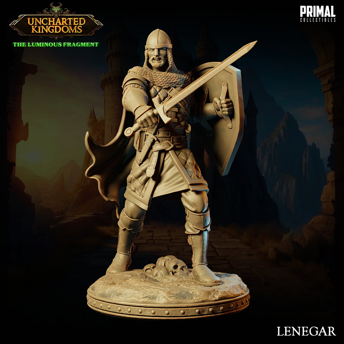 3 miniatures - 32mm - Soldiers Bundle - Uncharted Kingdoms