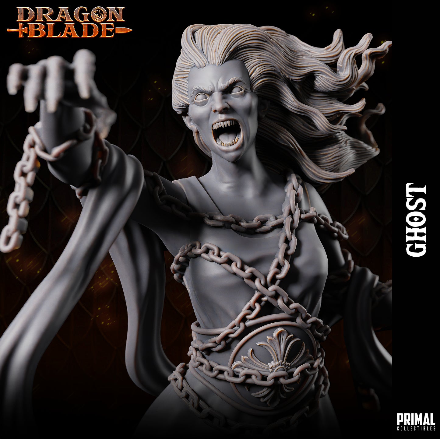 Creature - Ghost - June 2023 - DRAGONBLADE-  MASTERS OF DUNGEONS QUEST - Primal Collectibles