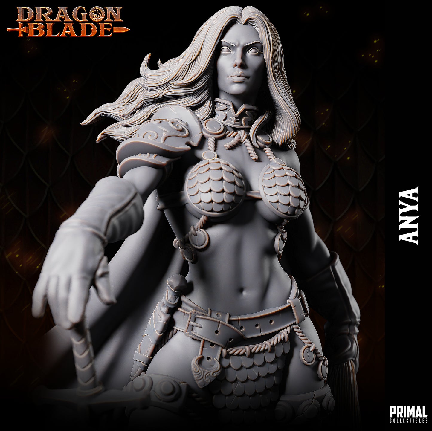 Barbarian female -  Anya -  December 2023 - DRAGONBLADE - MASTERS OF DUNGEONS QUEST