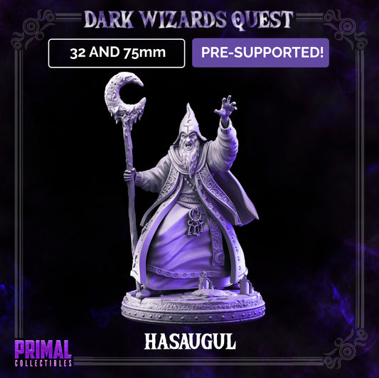 High Mage - Hasaugul - DARK WIZARDS - MASTERS OF DUNGEONS QUEST - Primal Collectibles