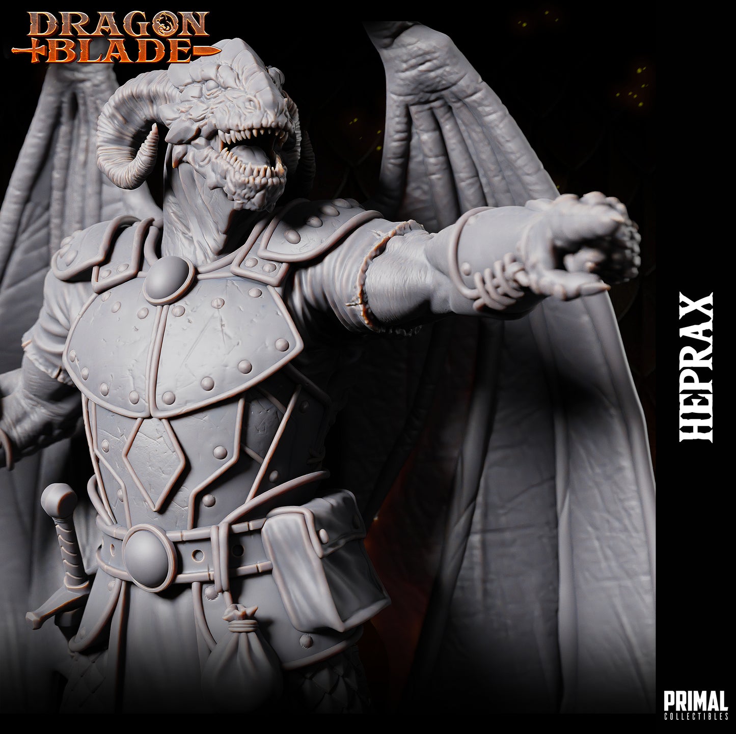 Draconian - fighter-  Heprax - November 2023 - DRAGONBLADE-  MASTERS OF DUNGEONS QUEST