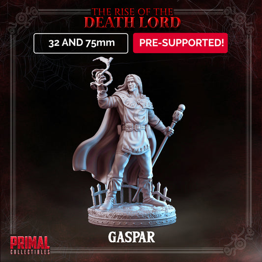 Wizard - Gaspar - March 2023 - THE RISE OF THE DEATH LORD -  MASTERS OF DUNGEONS QUEST - Primal Collectibles