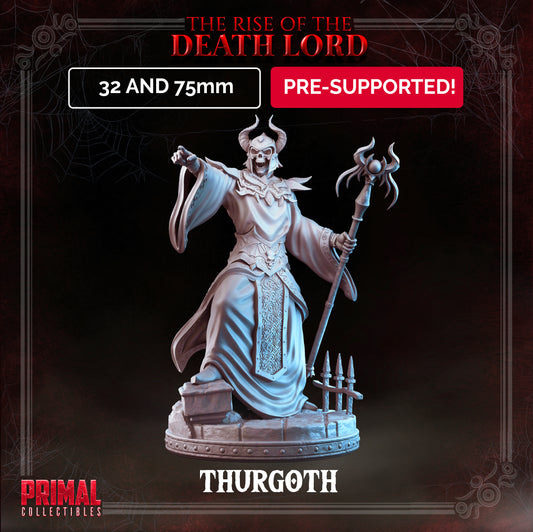 Death Lord - Thurgoth - March 2023 - THE RISE OF THE DEATH LORD -  MASTERS OF DUNGEONS QUEST - Primal Collectibles