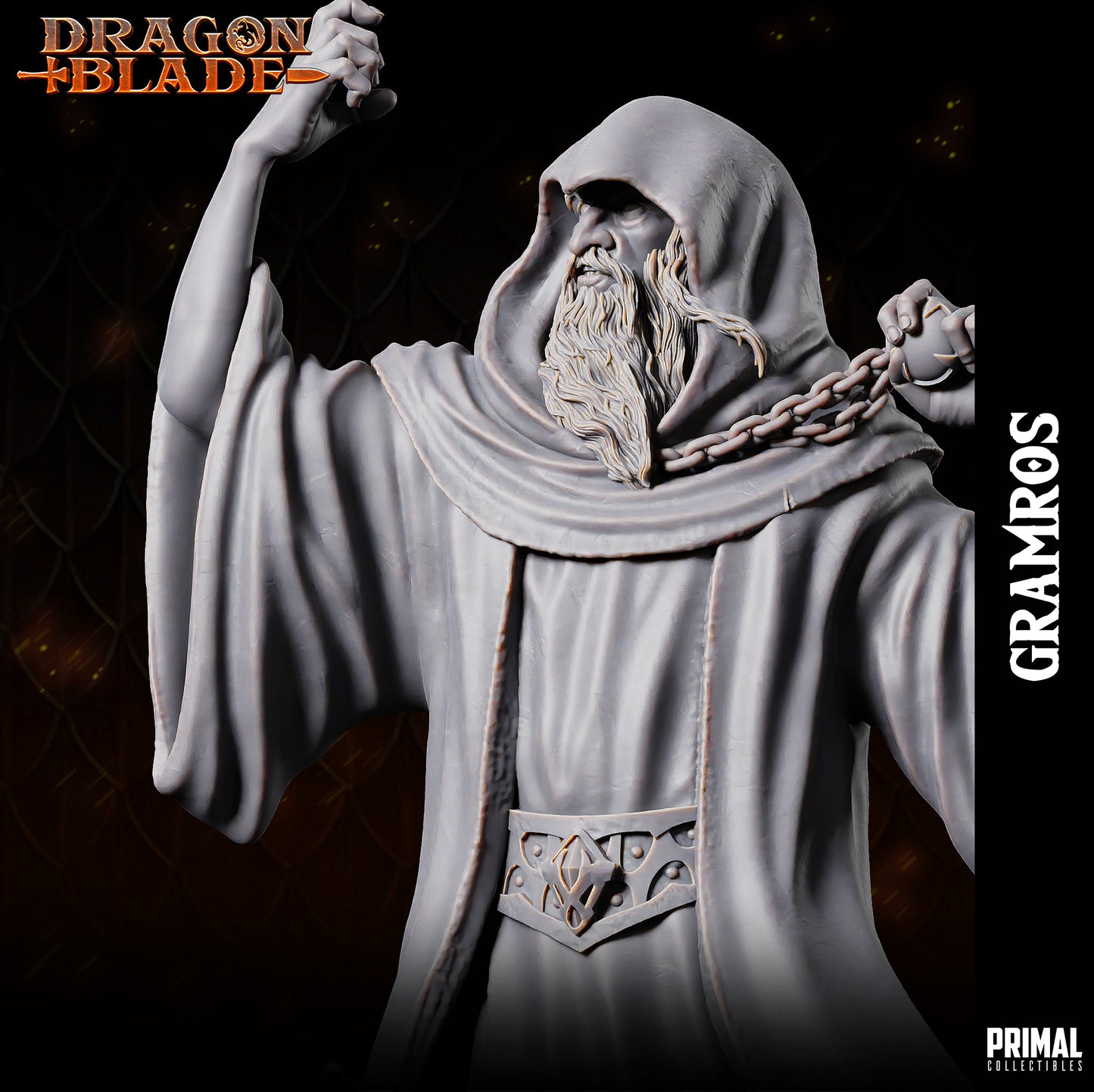 Dark Wizard  - Gramros (the dark one) - October 2023 - DRAGONBLADE-  MASTERS OF DUNGEONS QUEST