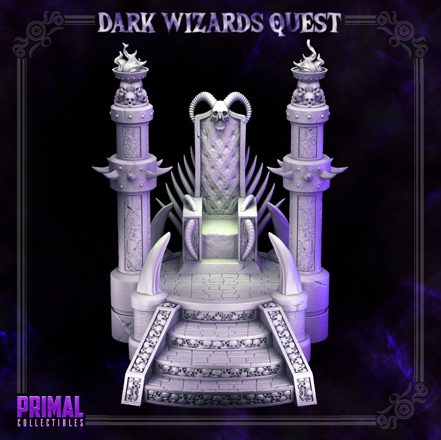 Boss throne- DARK WIZARDS - MASTERS OF DUNGEONS QUEST - Primal Collectibles