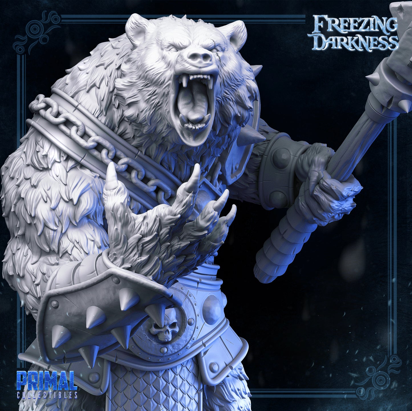 War bear - FREEZING DARKNESS - MASTERS OF DUNGEONS QUEST - Primal Collectibles