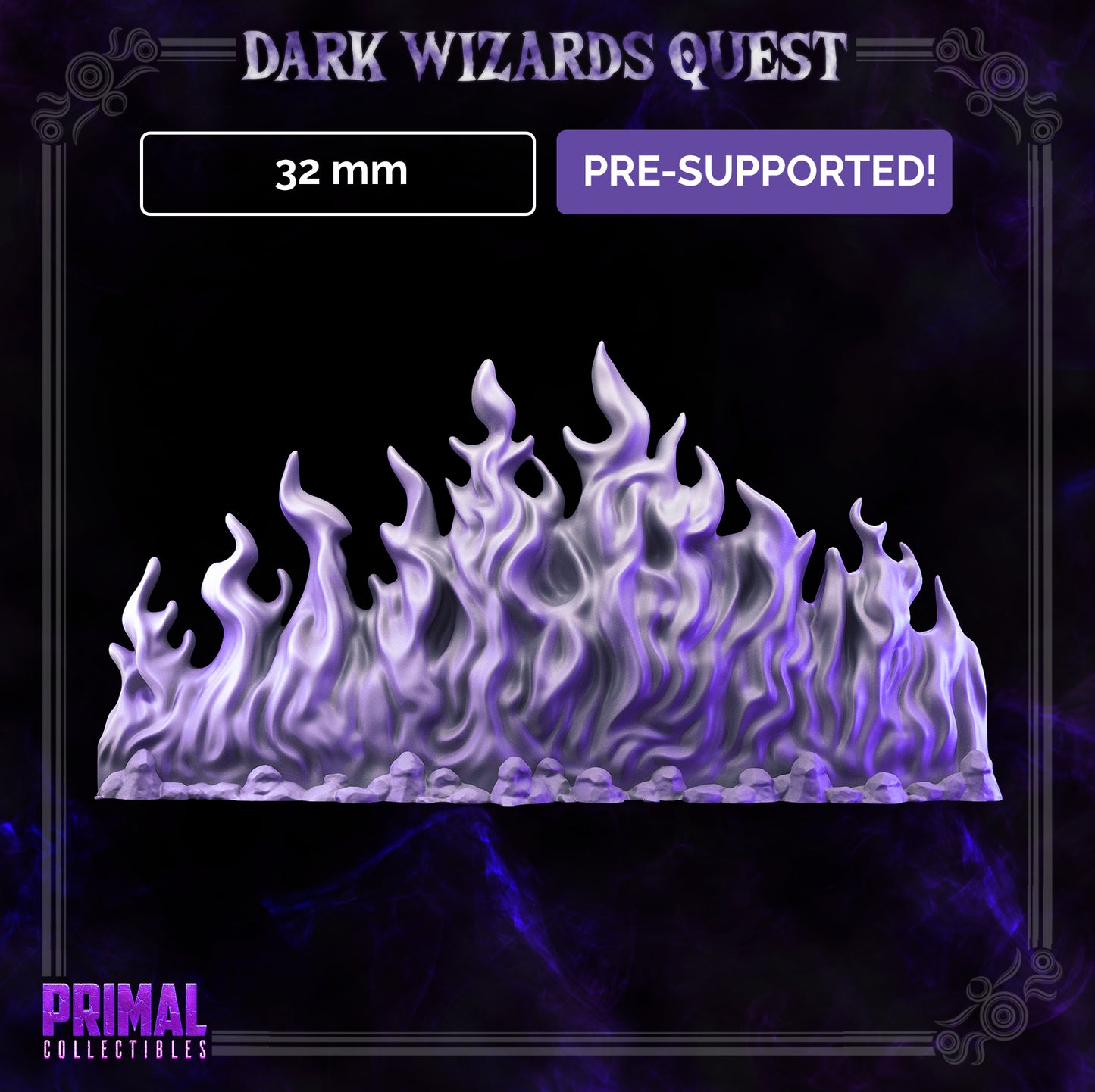 Fire Barrier - DARK WIZZARDS -  MASTERS OF DUNGEONS QUEST - Primal Collectibles