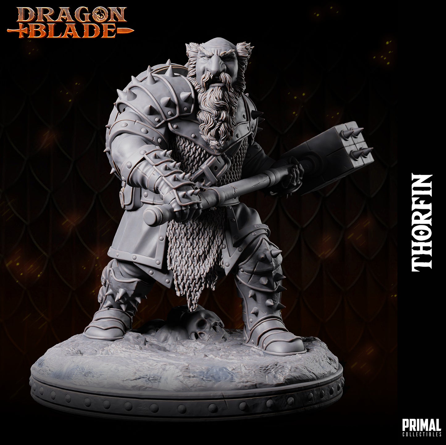 Böser Zwerg - Thorfin - Juli 2023 - DRAGONBLADE - MASTERS OF DUNGEONS QUEST - Primal Collectibles