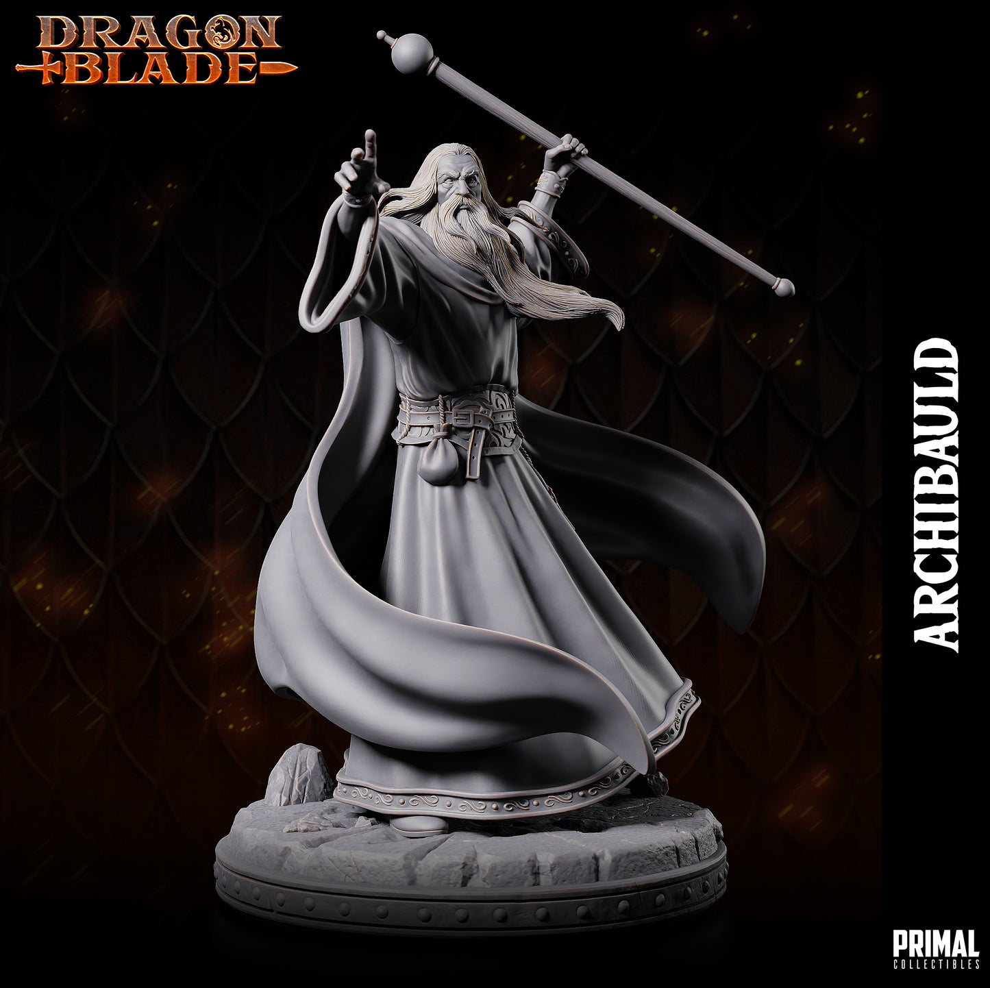 White Wizard - Archbauld - January 2024 - DRAGONBLADE- MASTERS OF DUNGEONS QUEST