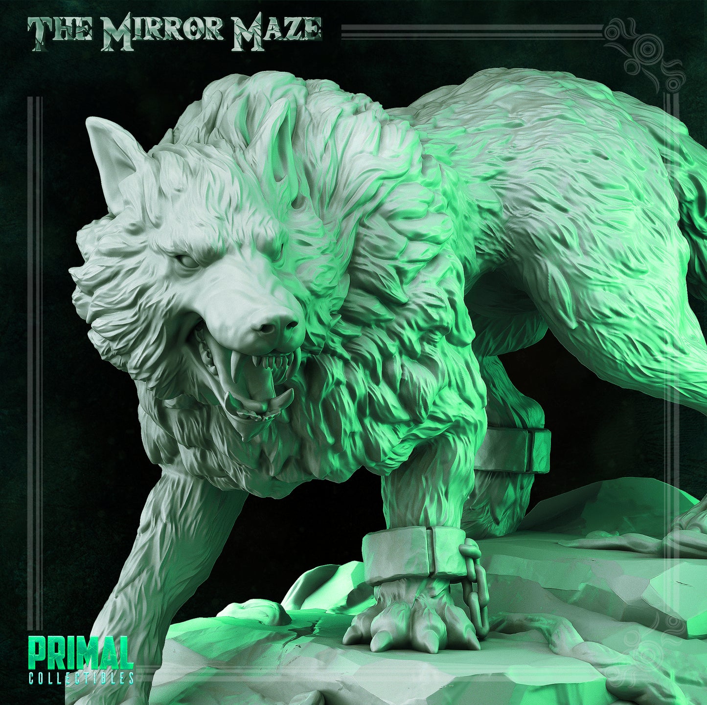 Giant Wolf - THE MIRROR MAZE - MASTERS OF DUNGEONS QUEST - Primal Collectibles