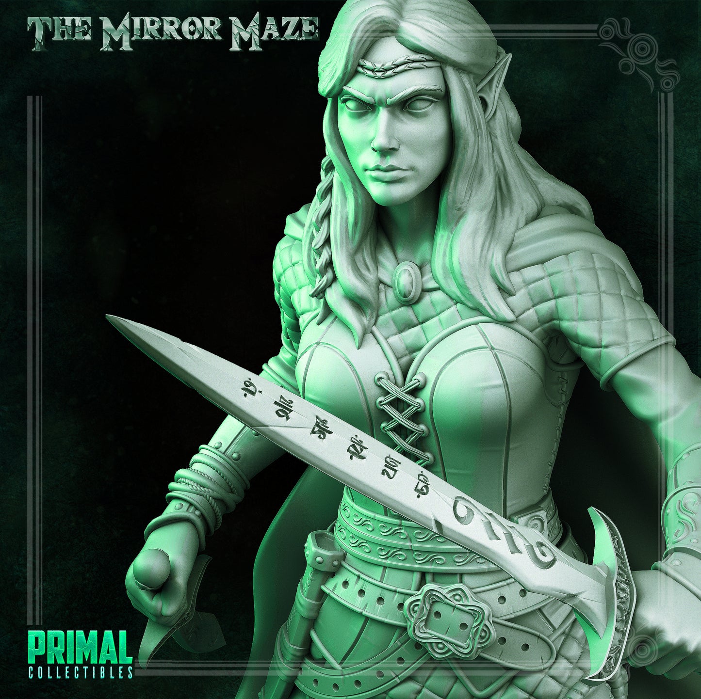 Elf - Lauriel - THE MIRROR MAZE - MASTERS OF DUNGEONS QUEST - Primal Collectibles