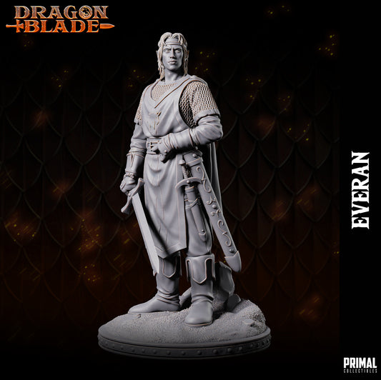 Elf Warrior/ Wizard - Everan - August 2023 - DRAGONBLADE-  MASTERS OF DUNGEONS QUEST - Primal Collectibles