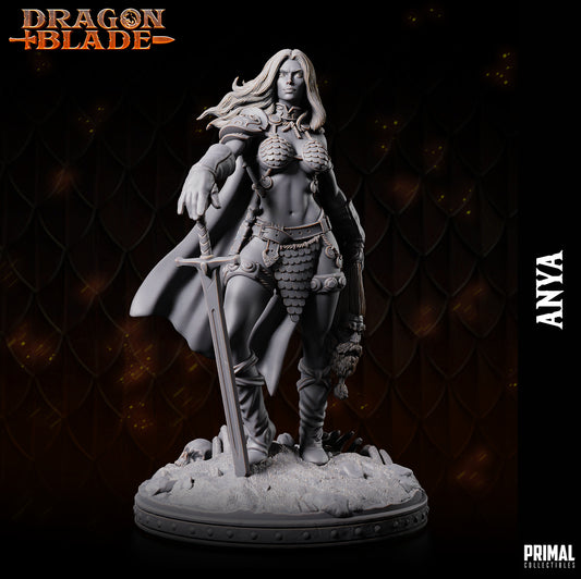 Barbarian female -  Anya -  December 2023 - DRAGONBLADE - MASTERS OF DUNGEONS QUEST