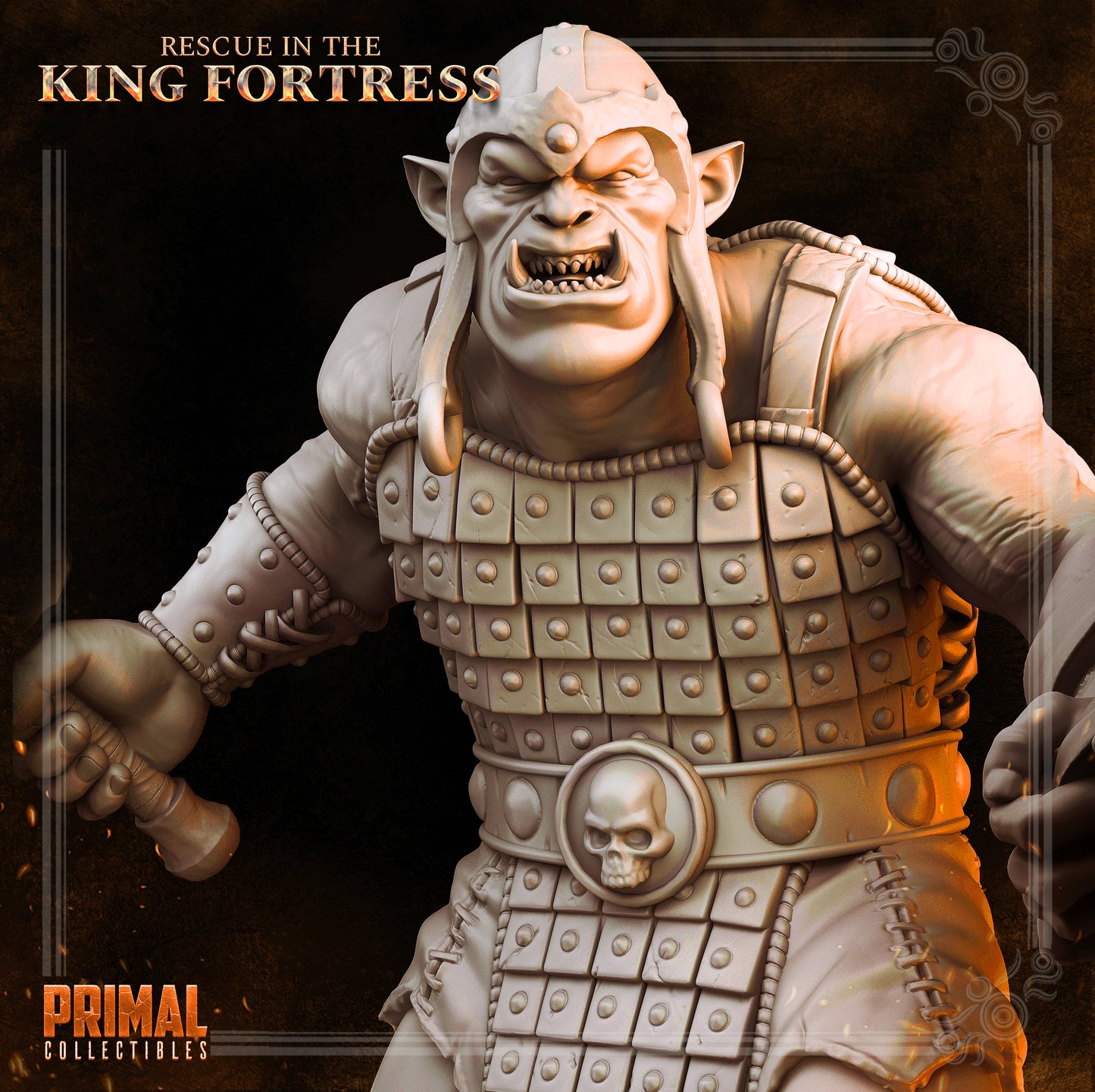 Orc minion - ORRUSK - April 2023 - RESCUE IN THE KING FORTRESS -  MASTERS OF DUNGEONS QUEST - Primal Collectibles