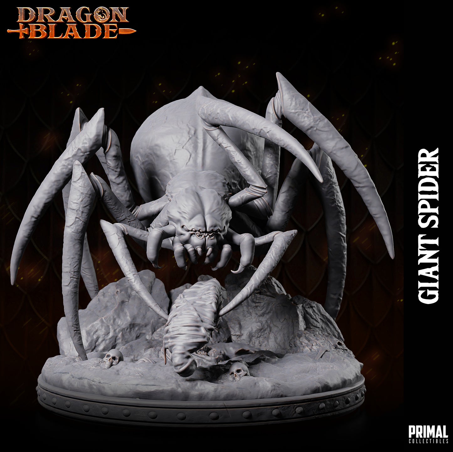 Creature - Giant spider - May 2023 - DRAGONBLADE-  MASTERS OF DUNGEONS QUEST - Primal Collectibles