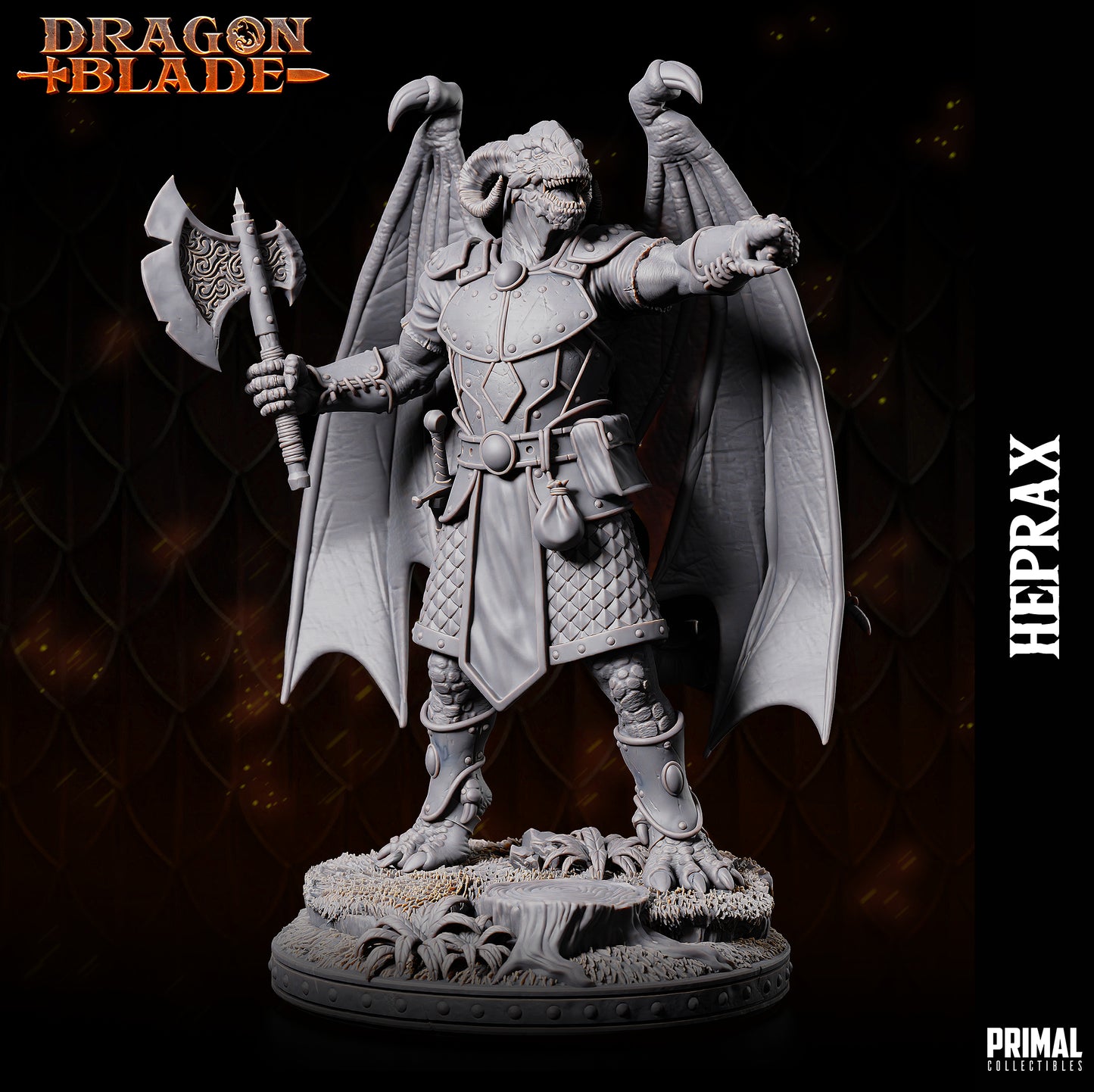 Draconian - fighter-  Heprax - November 2023 - DRAGONBLADE-  MASTERS OF DUNGEONS QUEST