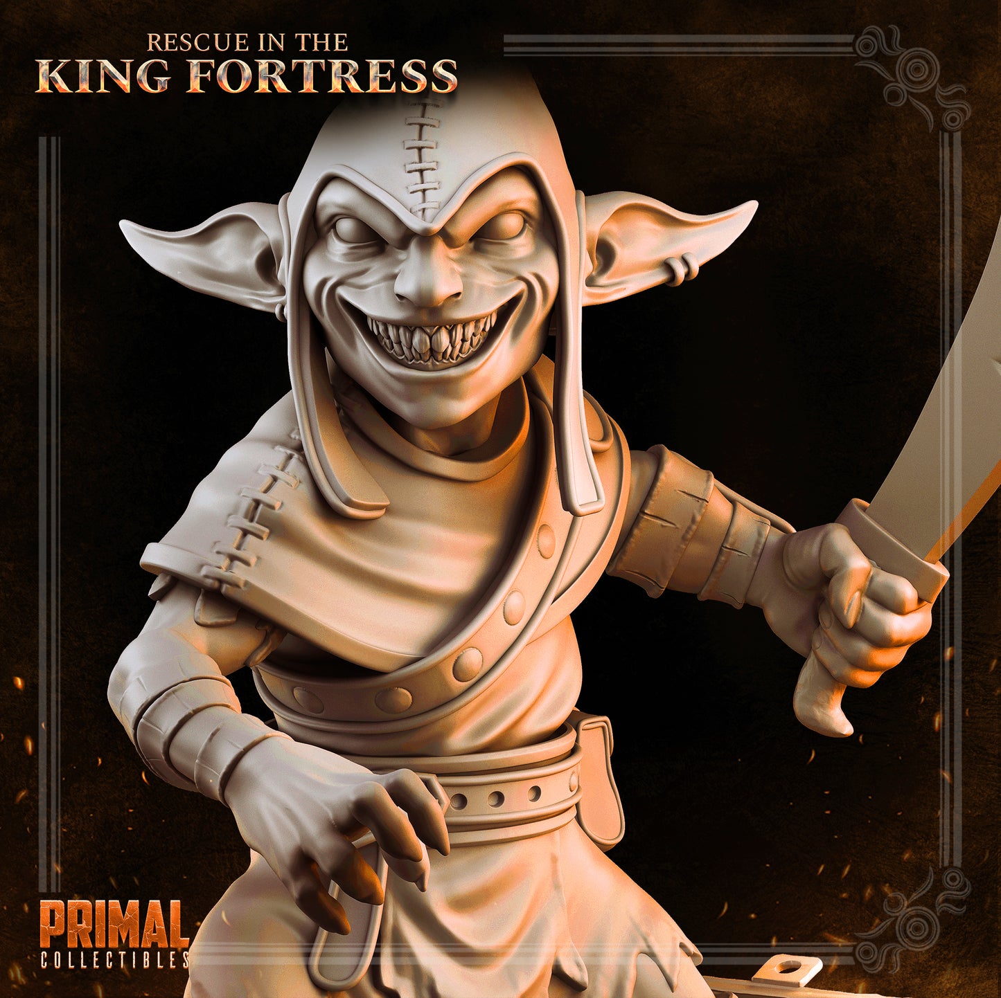 Goblin - April 2023 - RESCUE IN THE KING FORTRESS -  MASTERS OF DUNGEONS QUEST - Primal Collectibles