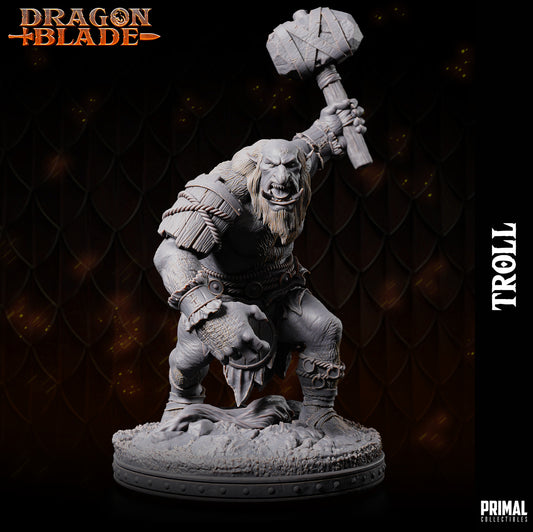 Creature - Troll (alternative version) - June 2023 - DRAGONBLADE-  MASTERS OF DUNGEONS QUEST - Primal Collectibles