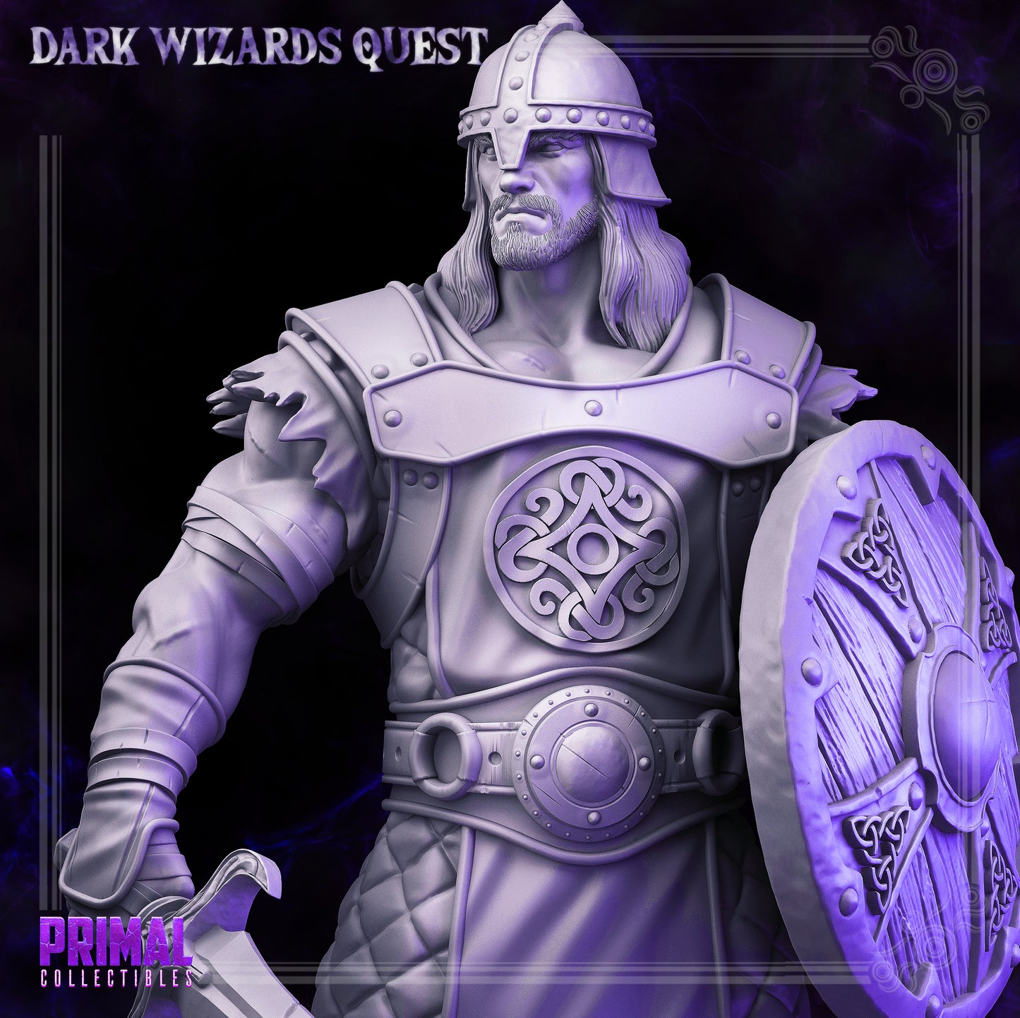 Scout/ Mercenary /Man- at- arms - Caleb - DARK WIZARDS - MASTERS OF DUNGEONS QUEST - Primal Collectibles