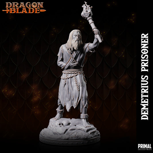 Knight - Demetrius prisoner - June 2023 - DRAGONBLADE-  MASTERS OF DUNGEONS QUEST - Primal Collectibles