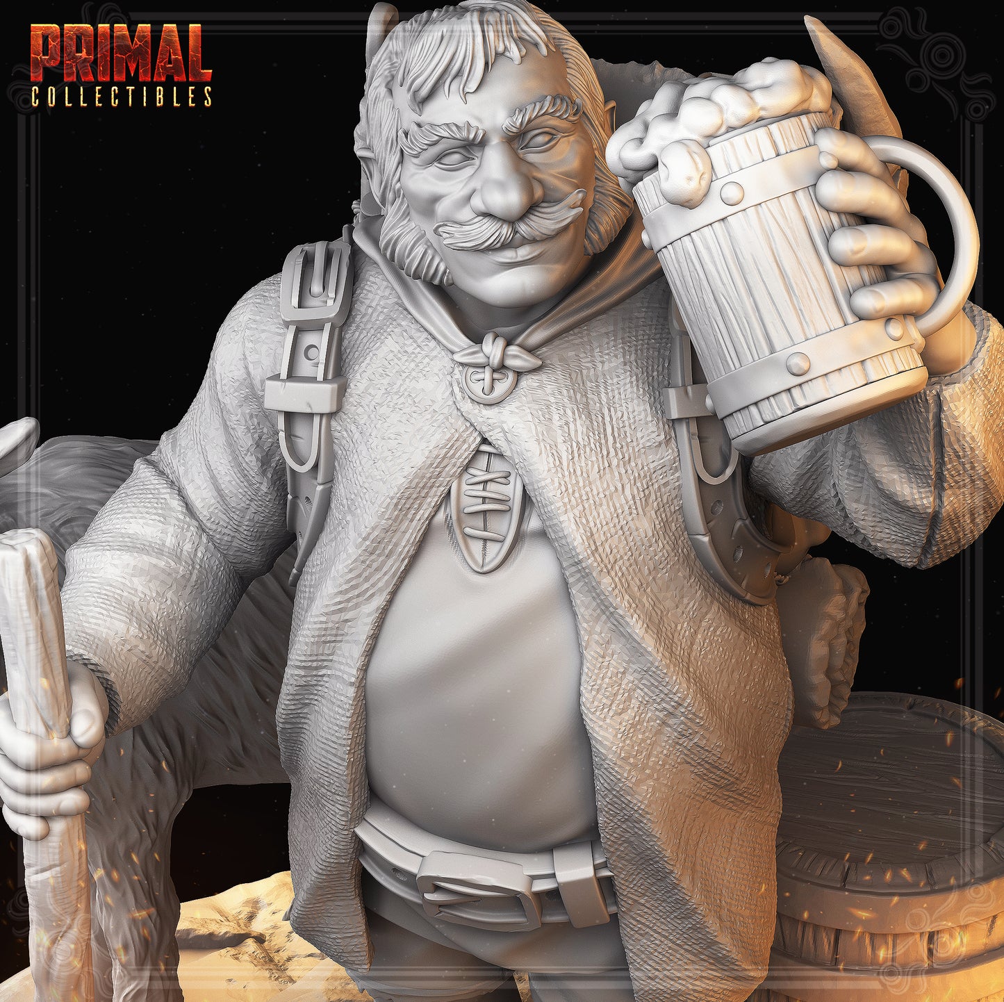 NPC - Bronson - diorama - MASTERS OF DUNGEONS QUEST - Primal Collectibles