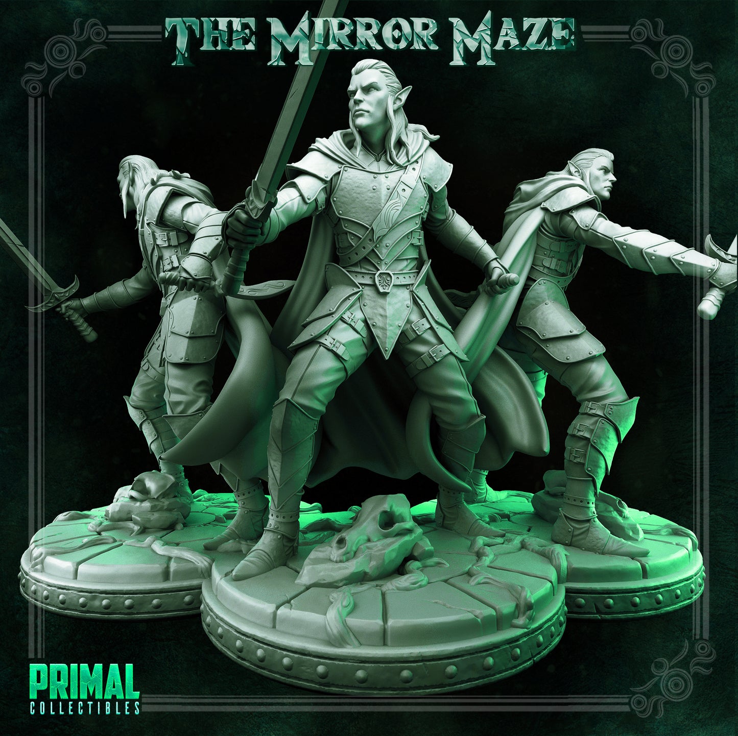 Elf - Augur - THE MIRROR MAZE - MASTERS OF DUNGEONS QUEST - Primal Collectibles