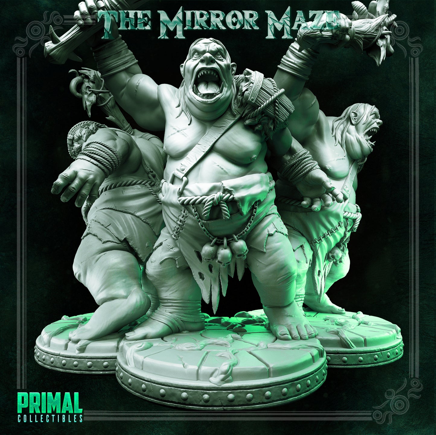 Ogre - Kerag - THE MIRROR MAZE - MASTERS OF DUNGEONS QUEST - Primal Collectibles