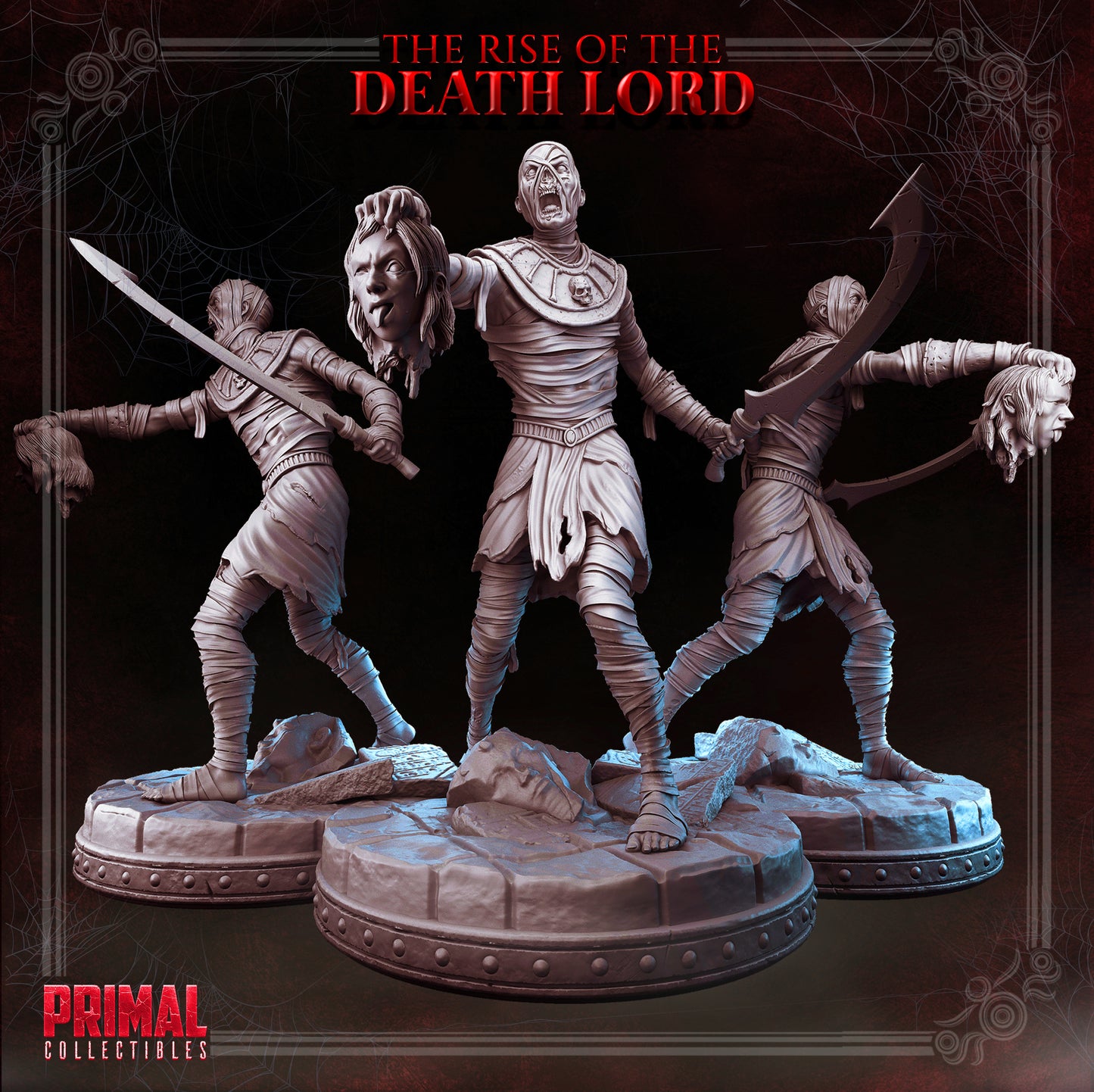 Mummy -  March 2023 - THE RISE OF THE DEATH LORD - MASTERS OF DUNGEONS QUEST - Primal Collectibles