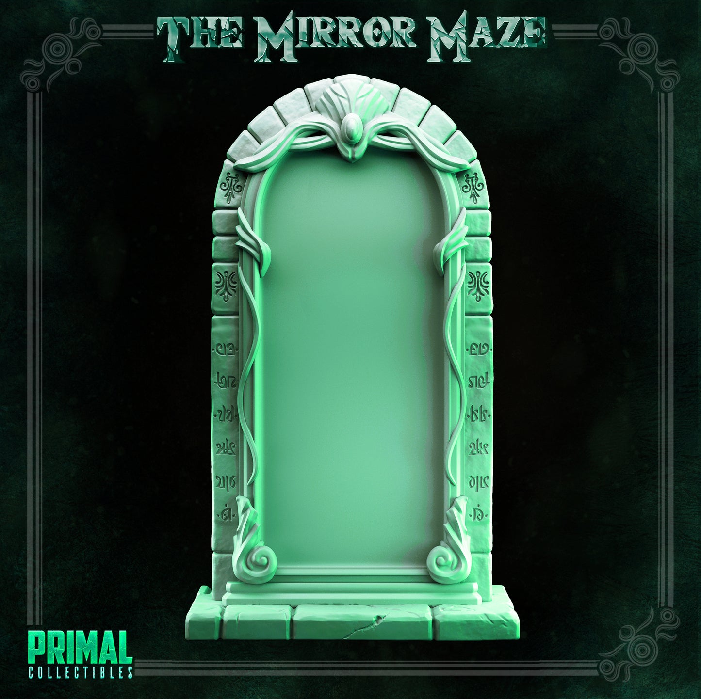 Porticullis and mirror - THE MIRROR MAZE - MASTERS OF DUNGEONS QUEST - Primal Collectibles