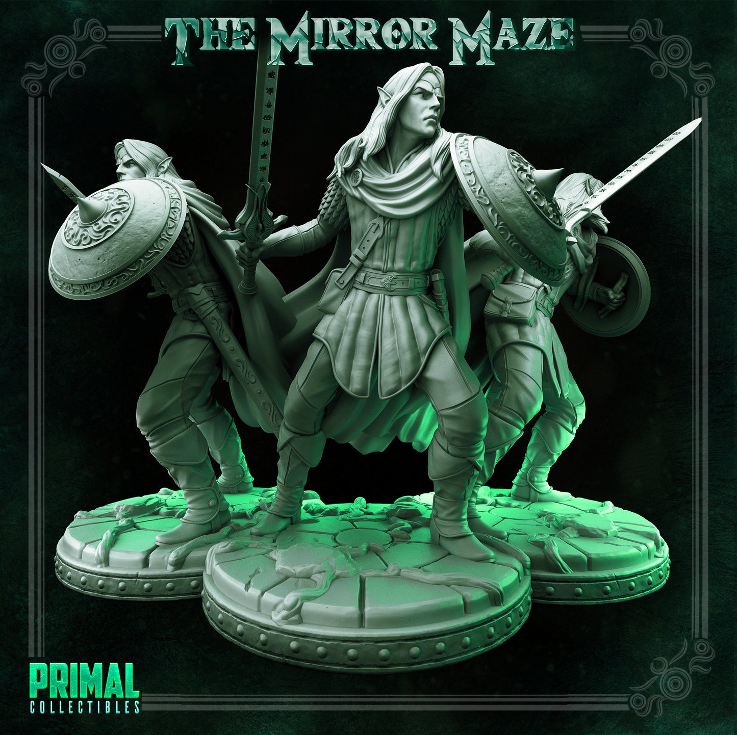 Elf - Athos - THE MIRROR MAZE - MASTERS OF DUNGEONS QUEST - Primal Collectibles