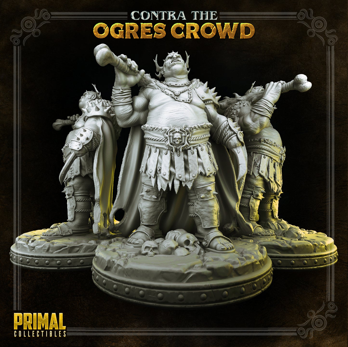 Boss Ogre lord - Gundahar - CONTRA THE OGRES CROWD - MASTERS OF DUNGEONS QUEST - Primal Collectibles