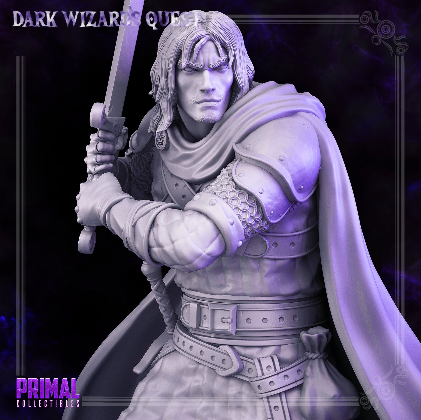 Swordsman/ Mercenary /Man- at- arms - Ducard - DARK WIZARDS - MASTERS OF DUNGEONS QUEST - Primal Collectibles