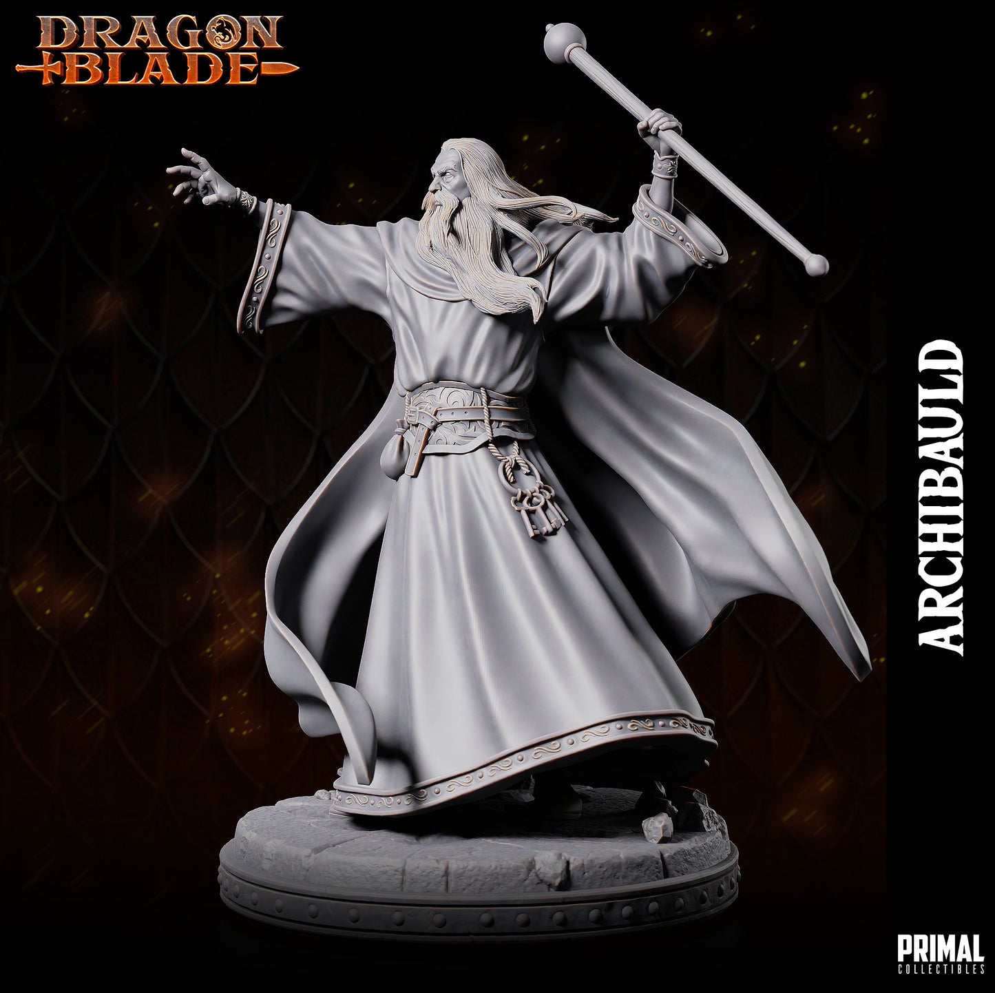 White Wizard - Archbauld - January 2024 - DRAGONBLADE- MASTERS OF DUNGEONS QUEST