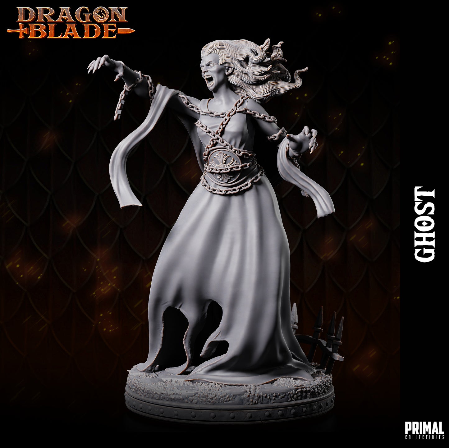 Creature - Ghost - June 2023 - DRAGONBLADE-  MASTERS OF DUNGEONS QUEST - Primal Collectibles