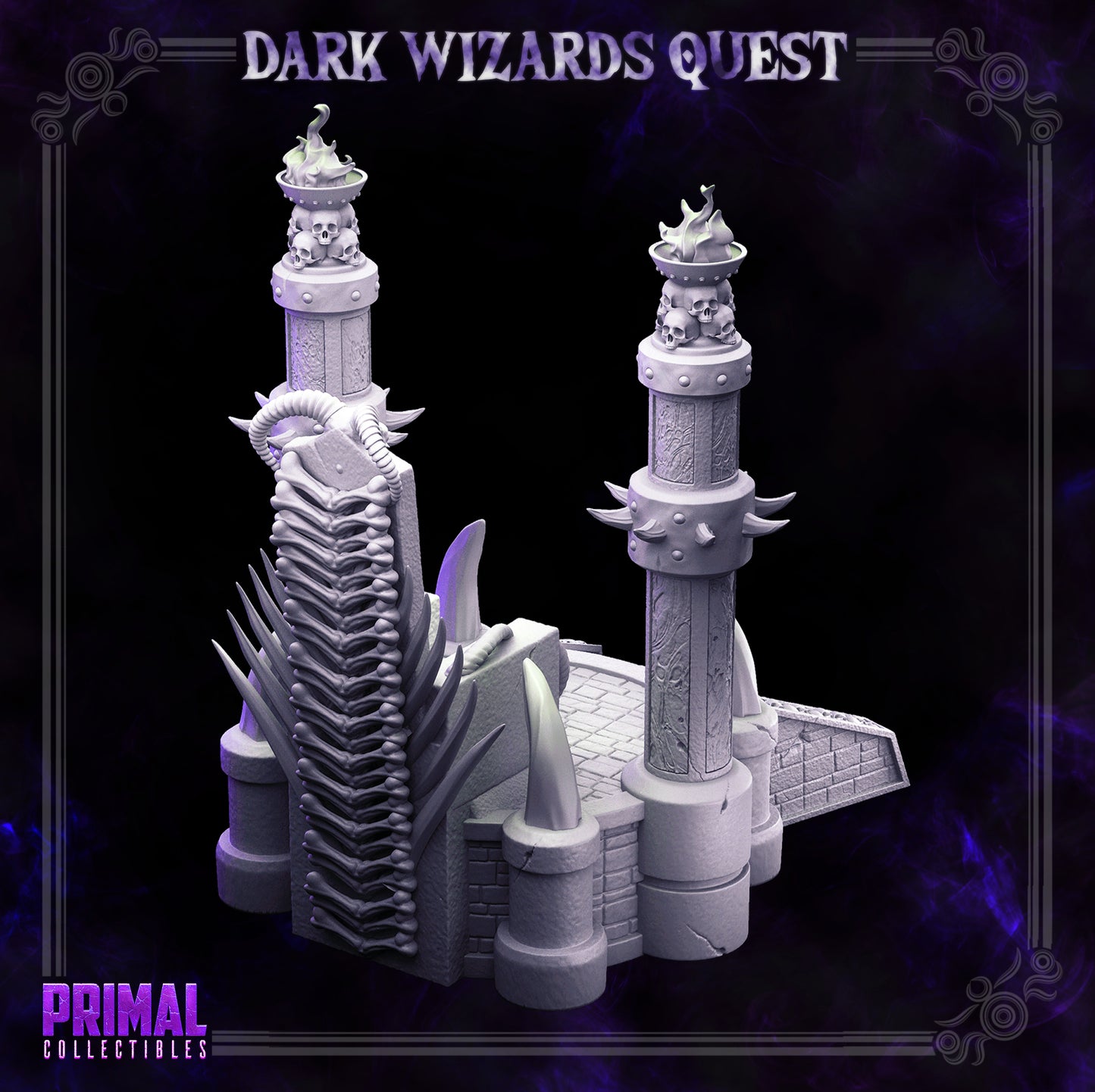 Boss throne- DARK WIZARDS - MASTERS OF DUNGEONS QUEST - Primal Collectibles