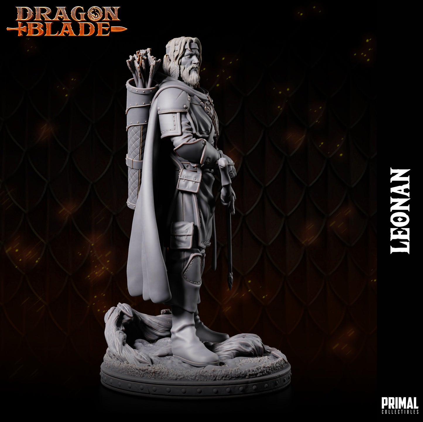 Half Elf - LEONAN - May 2023 - DRAGONBLADE-  MASTERS OF DUNGEONS QUEST - Primal Collectibles