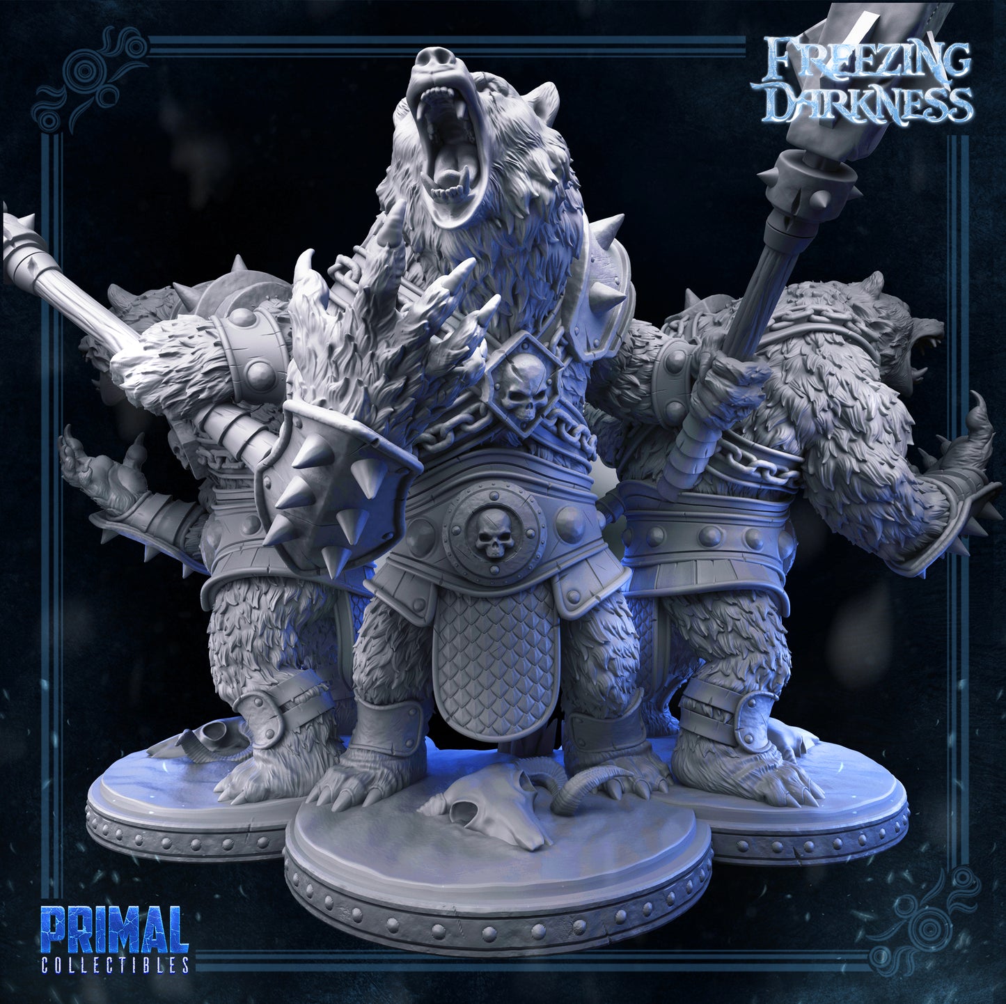 War bear - FREEZING DARKNESS - MASTERS OF DUNGEONS QUEST - Primal Collectibles