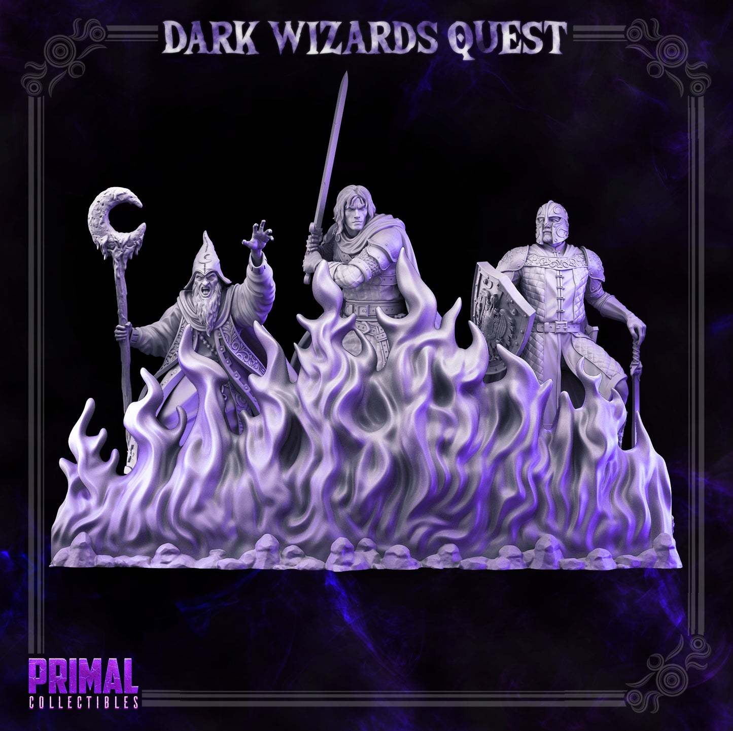 Fire Barrier - DARK WIZZARDS -  MASTERS OF DUNGEONS QUEST - Primal Collectibles